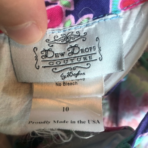 Dew Drops Couture - Spring Summer Bright Sun Dress - Picture 7 of 8